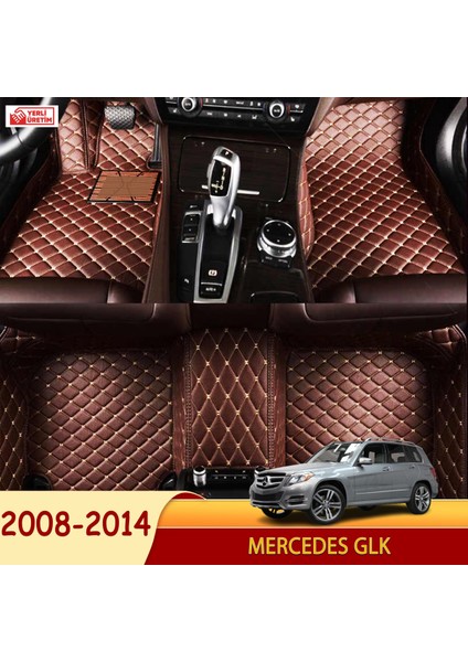 Mercedes GLK 2008-2014 Uyumlu 5d Havuzlu Suni Deri OTO PASPAS