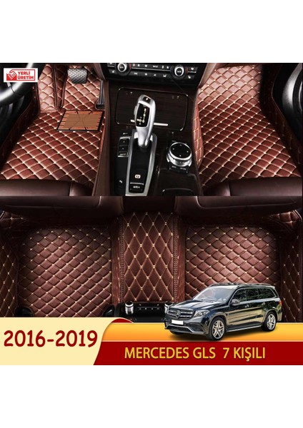 Mercedes GLS 2016-2019 7 kişili Uyumlu 5d Havuzlu Suni Deri OTO PASPAS