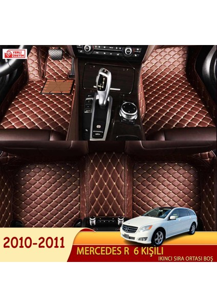 Mercedes R 2010-2011 6 kişili Uyumlu 5d Havuzlu Suni Deri OTO PASPAS