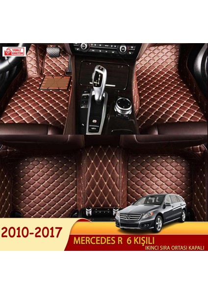 Mercedes R 2010-2017 6 kişili Uyumlu 5d Havuzlu Suni Deri OTO PASPAS