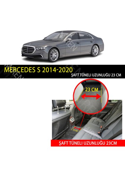 Mercedes S 2014-2020 Uyumlu 5d Havuzlu Suni Deri OTO PASPAS