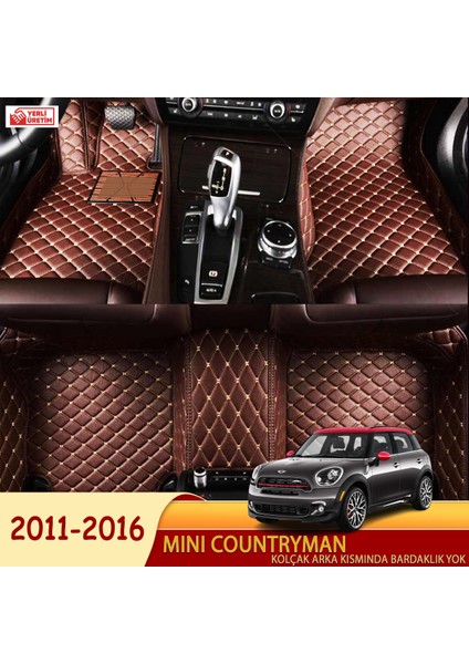 Mini Countryman 2011-2016 Uyumlu 5d Havuzlu Suni Deri OTO PASPAS