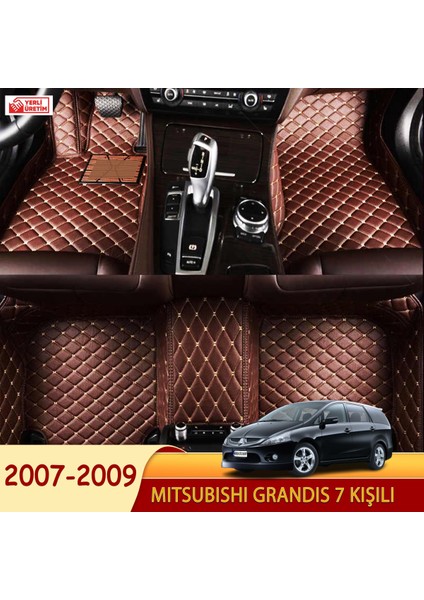 Mitsubishi Grandis 2007-2009 7 kişili Uyumlu 5d Havuzlu Suni Deri OTO PASPAS