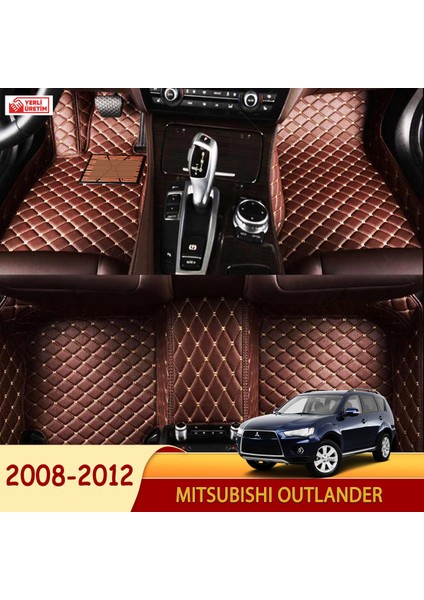 Mitsubishi Outlander 2008-2012 Uyumlu 5d Havuzlu Suni Deri OTO PASPAS