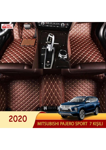 Mitsubishi Pajero sport 2020 7kişili Uyumlu 5d Havuzlu Suni Deri OTO PASPAS