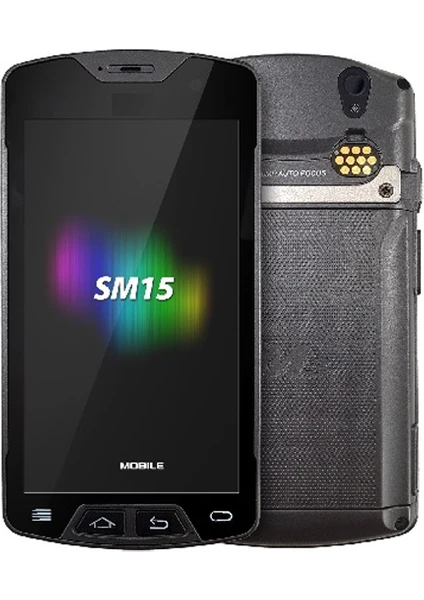 M3 Mobile SM15 TN v3 El Terminali (4g,android 10, 5inc Ekran,WiFi,BT,2D,4GB/64GB,2.2GHZ (TN154C-N2CHSE-HF)