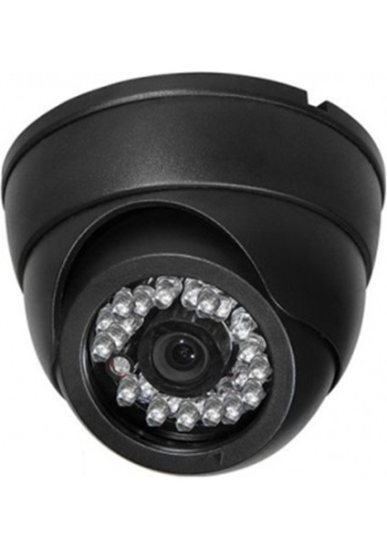 Ultra Güvenlik 1.3 Mp Ahd Siyah Dome Kamera 24 LED