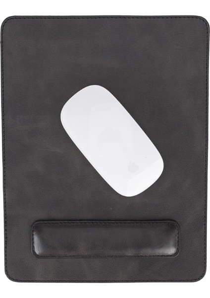 Bileklikli Deri Mouse Pad Tn1 Siyah