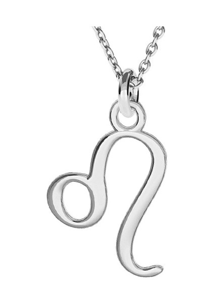 Aslan Burcu 925 Ayar Gümüş Kolye