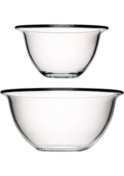 Borcam Fırın Kabı - 2 Li Çok Amaçlı Hazırlık Kasesi