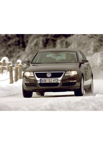 Vw Volkswagen Passat B6 2006-2010 Ön Tampon Sol Sis Farı Kapağı Izgarası Sissiz 3C0853665