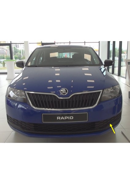 Skoda Rapid 2017-2021 Ön Tampon Sol Sis Farı Kapağı 5JA807367A
