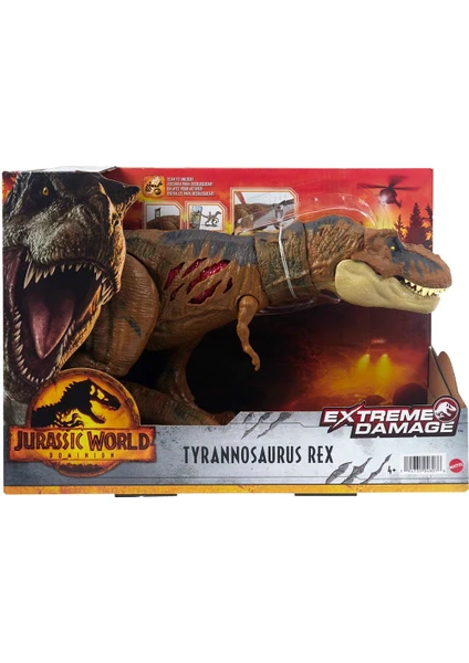 Jurassic World: Jurassic World: Dominion Vahşi T-Rex Dinozor Figürü Hgc19