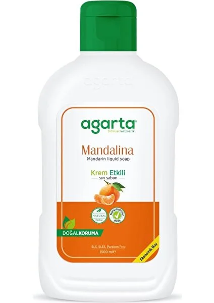 Doğal Mandalina Sıvı Sabun 1500 Ml