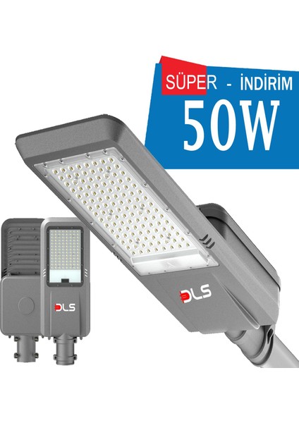 50W LED Yol Sokak Armatür Dls Park Bahçe Çevre Site Bina Dış Mekan Lamba Aydınlatma Ledli Sokak Armatürü