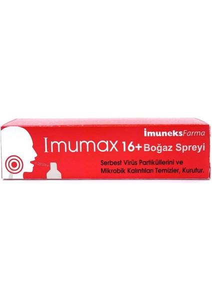16+ Boğaz Spreyi 30 Ml Yetişkin