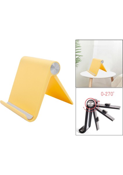 Evrensel Ayarlanabilir Kitap Plakası Tablet Ekran Stand Tutucu Masası Ipad Sarı (Yurt Dışından) modelleri