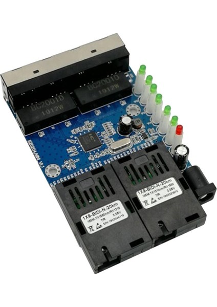 RJ45 Gigabit Fiber Media Alıcı-Verici Tek Modlu Ana Pano (Yurt Dışından)