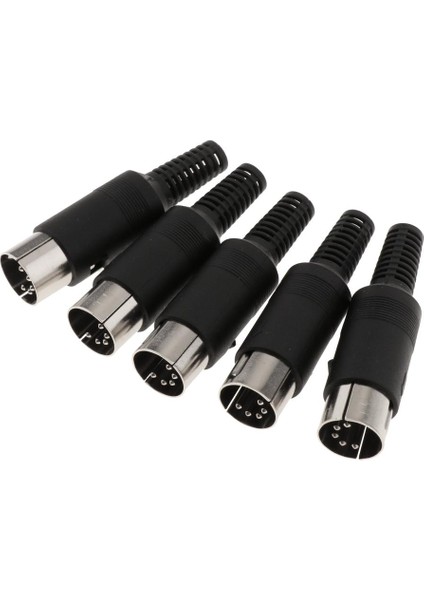 Pc Klavye/fare Dıy Için 5pcs Din Mini Pin Erkek Fişi Ses Konnektörü 5 Pin (Yurt Dışından)