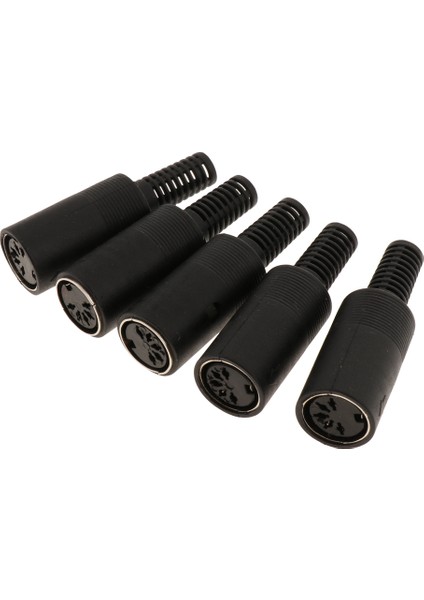 Klavye / Fare Dıy Için 5 Adet Din Mini Pin Kadın Fişi Ses Konnektörü 5 Pin (Yurt Dışından)