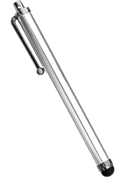 Universal Stylus Kalem, 4 Adet Mikrofiber Yüksek Hassasiyetli Kapasitif Kalem, Kolay Taşıma Için Gömlek Klipsli () Gümüş (Yurt Dışından)