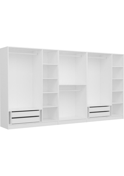 Kale Gold 8 Kapak 4 Çekmece Dolap - Beyaz modelleri