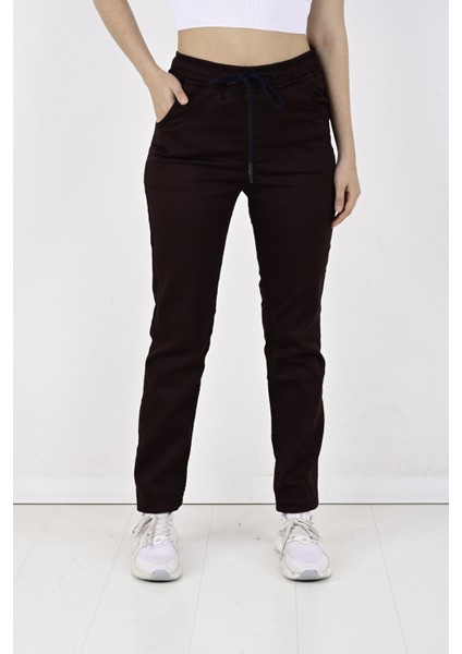 Jogger, Bel ve Paça Lastikli Bayan PANTOLON-1000