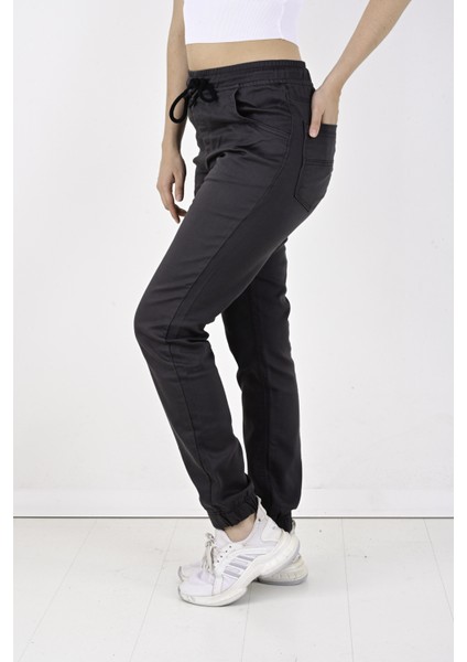 Jogger, Bel ve Paça Lastikli Bayan PANTOLON-1000