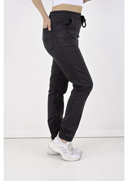 Jogger, Bel ve Paça Lastikli Bayan PANTOLON-1000