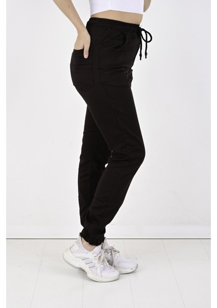 Jogger, Bel ve Paça Lastikli Bayan PANTOLON-1000
