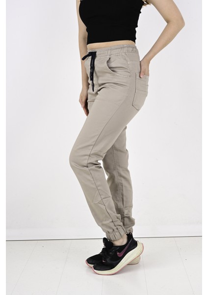 Jogger, Bel ve Paça Lastikli Bayan PANTOLON-1000 fırsatları