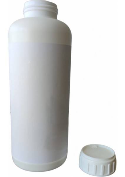 Plastik Yuvarlak Numune Şişe 1000 ml -Yüksek Kalite Hdpe- Tarım Şişesi 10'lu modelleri
