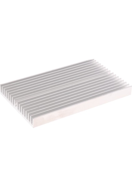 1 Adet 100X60X10MM LED Güç Gümüş Ton Için Alüminyum Soğutucu Soğutma Yüzgeçleri (Yurt Dışından)
