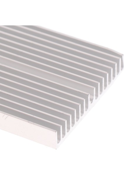 1 Adet 100X60X10MM LED Güç Gümüş Ton Için Alüminyum Soğutucu Soğutma Yüzgeçleri (Yurt Dışından) modelleri