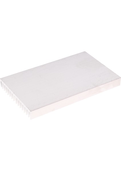 1 Adet 100X60X10MM LED Güç Gümüş Ton Için Alüminyum Soğutucu Soğutma Yüzgeçleri (Yurt Dışından) fırsatları