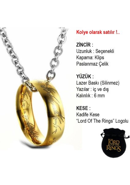 Yüzüklerin Efendisi Frodo Sırlar Güç Görünmezlik Yüzüğü Sauron Lotr Yüzük