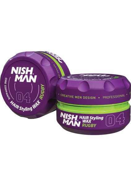 Nıshman Saç Şekillendirici Wax No.04 Rugby 150 Ml