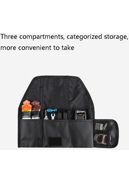 RK5100 Bisiklet Araçları Depolama Çantası Dağ Bisikleti Eyer Çantası (Gri) (Yurt Dışından) fırsatları