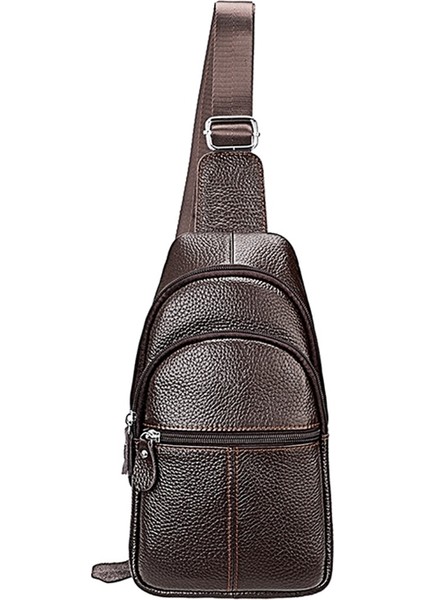 Günlük Crossbody Göğüs Çantası Kahve (Yurt Dışından)