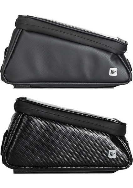 Bisiklet Ön Tüp Torbası Su Geçirmez Cep Telefonu Dokunmatik Ekran Çok Fonksiyonlu Bisiklet Gidon Çantası (Matt Black) (Yurt Dışından) fiyatları