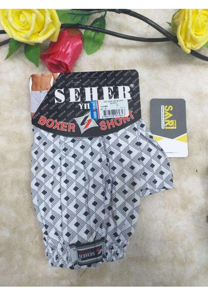 Seher Yıldızı Erkek Boxer Desenli modelleri
