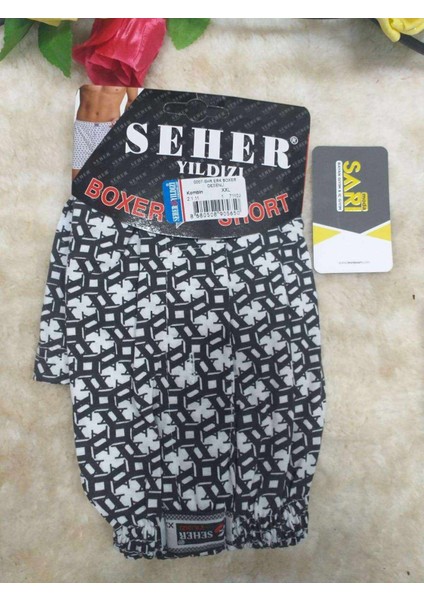 Seher Yıldızı Erkek Boxer Desenli indirimleri