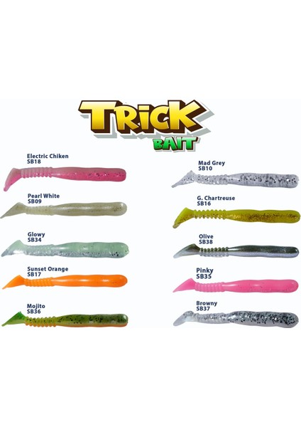 Trick Bait 09CM Silikon Balık