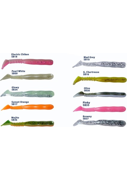 Trick Bait 09CM Silikon Balık