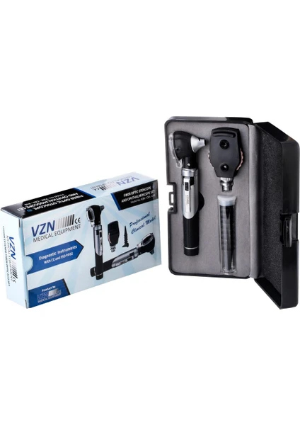 VZN-CES-E10 Fiber Optic Otoscope And Ophthalmoscope Set