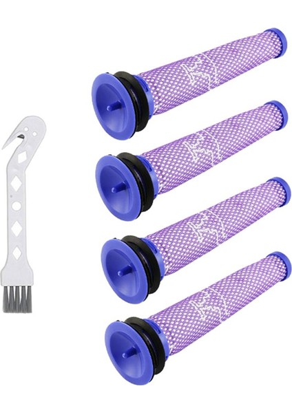 4 Set, Vakum Süpürge Yedek Ön Filtre (Yurt Dışından