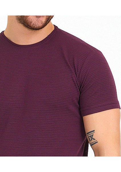 BAILEY I Erkek Tişört Mürdüm fırsatları