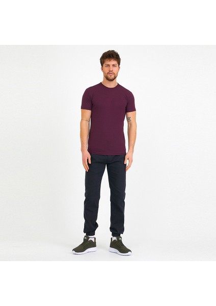 BAILEY I Erkek Tişört Mürdüm indirimleri