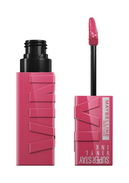 Maybelline New York Super Stay Vinyl Ink Uzun Süre Kalıcı Likit Parlak Ruj 20 Coy