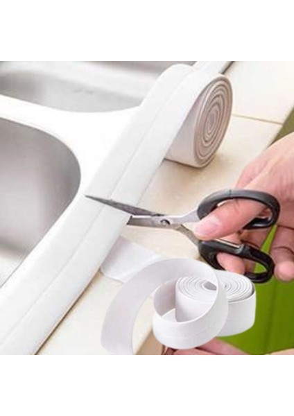 Buffer® Su Sızdırmaz Banyo Mutfak Lavabo Küvet Izolasyon Şerit Bant